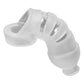 Hunkyjunk Lockdown Silicone Chastity Cage - Clear