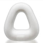 Hunkyjunk Zoid Trapezoid Lifter Cockring - White/White Ice