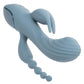III Triple Ecstasy Rechargeable Silicone Stimulating Massager
