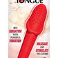Incredible Oral Tongue Silicone Vibrator - Red