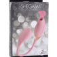 Inme Shegasm 8x Tandem Plus Rechargeable Silicone Suction Clitoral Stimulator and Egg - Pink