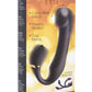 Inmi 10x Pleasure Pose Vibe with Clit Stimulator Silicone Rechargeable Vibrator - Black