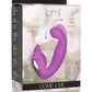 Inmi 5x Come Hither Rechargeable Silicone Vibrator with Remote Control - Purple