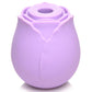 Inmi Bloomgasm Rose 10x Silicone Rechargeable Clitoral Stimulator - Purple