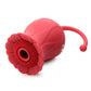 Inmi Bloomgasm Royalty Rose Rechargeable Silicone Textured Suction Clitoral Stimulator