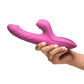 Inmi Bumping Bunny Thrusting Pulsing Rechargeable Silicone Rabbit Vibrator