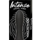 Intense Anal Vibe Silicone Rechargeable Vibrator - Black