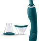 Inya Triple Delight Rechargeable Silicone Vibrator - Teal
