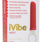 iVibe Select iPlease Limited Edition Rechargeable Silicone Mini Vibrator - Red