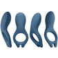 iVibe Select iRing Rechargeable Silicone Vibrating Cock Ring - Marine