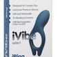 iVibe Select iRing Rechargeable Silicone Vibrating Cock Ring - Marine - Blue