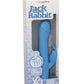 Jack Rabbit Elite Rotating Rabbit Silicone Rechargeable Vibrator - Blue
