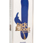Jack Rabbit Signature Silicone Rotating Beaded Rabbit Vibrator Multi Function USB Rechargeable Waterproof - Blue