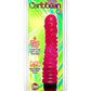 Jelly Caribbean Number 6 Vibrator - Purple/Red - 8in