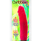 Jelly Caribbean Number 9 Vibrator - Red - 9in