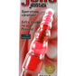 Jelly Joystick Waterproof Vibrator - Red