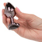 Jewel Black Diamond Heart Anal Plug