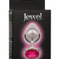 Jewel Rose Aluminum Anal Plug - Metal/Pink - Large