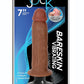 Jock Bareskin Realistic Vibrating Dong - Caramel - 7in