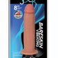 Jock Bareskin Realistic Vibrating Dong - Vanilla - 8in