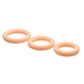 Jock Discrete Silicone Cock Ring - Vanilla - Set