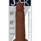 Jock Realistic Dildo - Chocolate - 7in