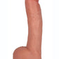 Jock Realistic Dildo with Balls - Vanilla - 10in
