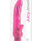 Juicy Jewels Vivid Rose Vibrator - Pink/Red