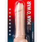 Jumbo Jack Man O' War Dildo - Vanilla/White - 10 In