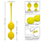 Kegel Training Set Lemon Silicone