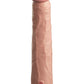 King Cock Elite Dual Density Silicone Dildo - Vanilla - 10in