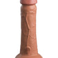 King Cock Elite Dual Density Silicone Dildo - Caramel - 6in