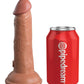 King Cock Elite Dual Density Vibrating Rechargeable Silicone Dildo