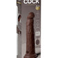 King Cock Elite Dual Density Vibrating Rechargeable Silicone Dildo with Remote Control Dildo
