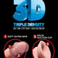 King Cock Plus Triple Density Dildo - Vanilla - 5in