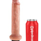 King Cock Squirting Dildo - Flesh/Vanilla - 7in