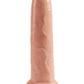 King Cock Uncut Dildo - Vanilla - 9in
