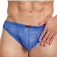Lace King Lace Thong - Blue - Large/XLarge