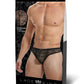 Lace King Lace Thong - Black - Medium/Small