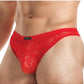 Lace King Lace Thong - Red - Medium/Small