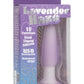 Lavender Haze Slender Probe Silicone Rechargeable Anal Plug - Purple/White