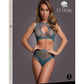 Le Desir Duo Net Key Hole Bra - Blue - One Size - Set