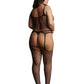 Le Desir Fence Net Suspender Bodystocking