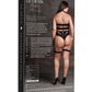 Le Desir Shade Ananke Xii Three Piece with Choker, Bandeau Top and Pantie with Garters