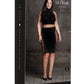 Le Desir Shade Kala Xxxvii Two Piece with Turtleneck, Crop Top and Skirt - Black - Queen