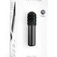 Le Wand Bullet Rechargeable Vibrator with Textured Silicone Sleeve and Ring - Black