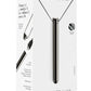 Le Wand Vibrating Necklace Rechargeable Silicone Discreet Vibrator - Black