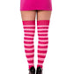 Leg Avenue Acrylic Striped Thigh Highs