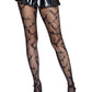 Leg Avenue Bar Net Tights - Black - One Size