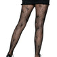 Leg Avenue Beetle Net Tights - Black - One Size